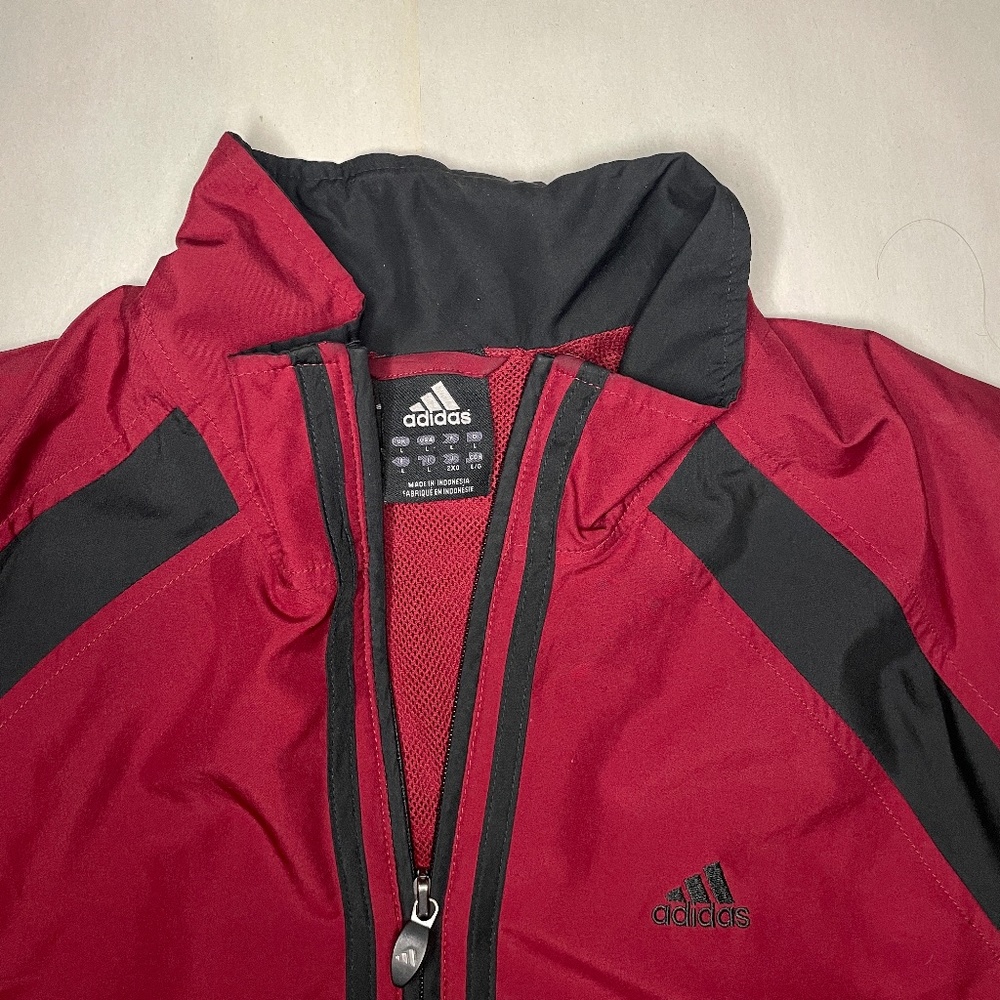 Red Adidas Windbreaker - Picture 2 of 8